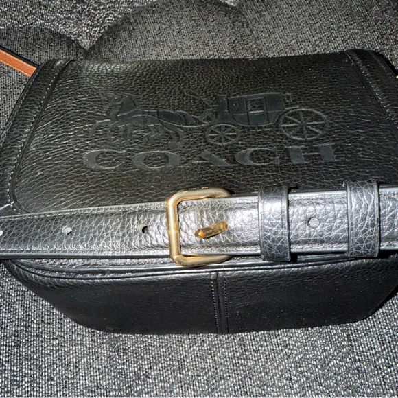 Coach Black Leather Crossbody Bag - Picture 6 of 11